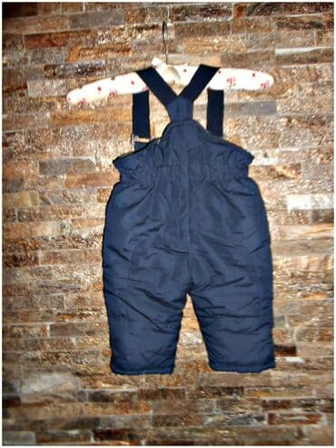 srebrne pantalone: Ski pantalone vel. 68 novo ( do 6 meseci) — 2