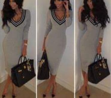 S (EU 36), bоја - Siva, Dugih rukava