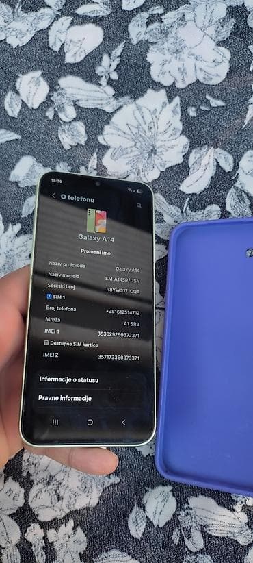 samovar cena: Samsung Galaxy A14 5G + silikonska futrola - Ekran: 6.6" Super — 7