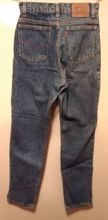 moderne pantalone 2023: Decije zenske farmerice Levis plave sir. 11 duz.26dimenzije:Duzina — 2