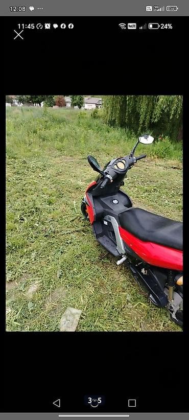 felne za bmw 17: Skuter – sportski dizajn, crno‑crvena kombinacija - Tip: gradski — 3