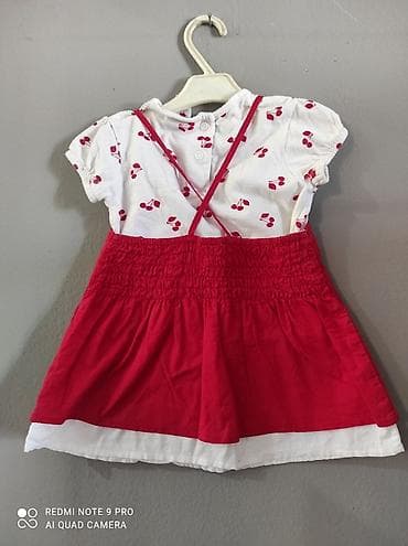 odeca za decu: Haljinica i majica u kompletu velicina 80, duzina haljinice 42 — 2