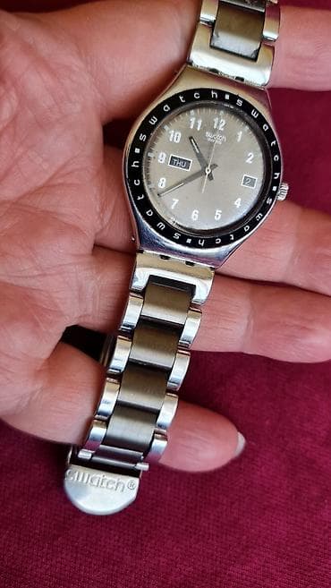 veliki sat: Swatch Irony muški ručni sat – Swiss Made - Kućište i narukvica od — 1