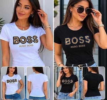 Majica kratkih rukava HUGO BOSS sa šljokicama. A klasa iz Turske. - na lalafo.rs Majica kratkih rukava HUGO BOSS sa šljokicama. A klasa iz Turske. -