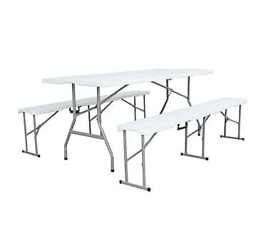 ormari za predsoblja: Sklopivi pivski set – sto + 2 klupe/ Prenosiv Praktičan i kvalitetan — 3