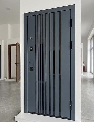 grad ogledala: Čelična sigurnosna ulazna vrata – moderni dizajn - Materijal: masivna — 10
