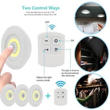 original maske za iphone 14 pro max: Tri cob led pomoćne lampe bez baterija sa daljinskim upravljačem — 3