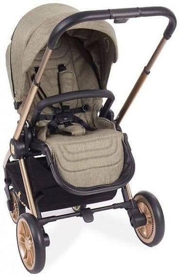 buster sediste za decu: KIKKA BOO Kolica VICENZA premium beige set 3u1 sa tvrdom korpom i — 3