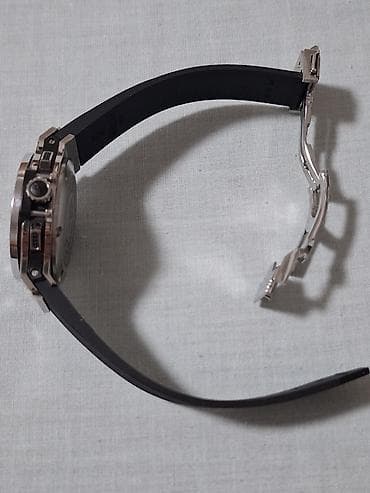 zlatni lanac 3 pa 1: Hublot Big Bang – muški hronograf sat - Kućište od nerđajućeg čelika — 2