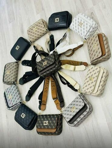 Naočare: Torba za rame, Guess, Materijal: Platno — 14