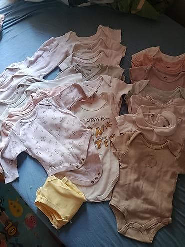 jednodelni skafanderi za decu: Paket stvari za bebu veličina 62 Bodi kratak rukav 13 komada Bodi — 5
