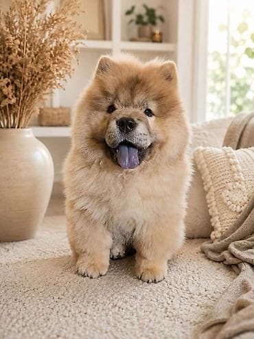 angleški buldog: Predivan Chow Chow mužjak, star 3 meseca Otac : Bon Triumph Tik-Tok ( — 3