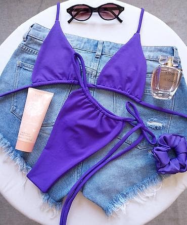 kupujem razno: Dvodelni kupaći kostimi – neon pink i ljubičasti - Model: bikini sa — 4