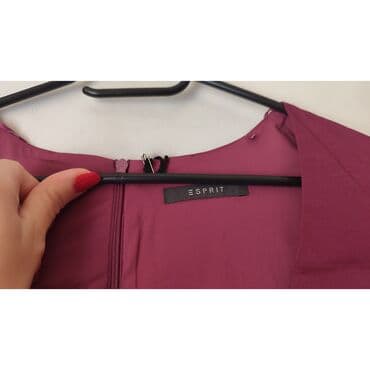leprsave duge haljine: Esprit S (EU 36), bоја - Bordo, Koktel, klub, Top (bez rukava) — 4