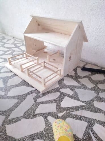 slatke poruke za decu: Farma rucno napravljena od cistog drveta Dimenzije: 30 dubina  54 — 4