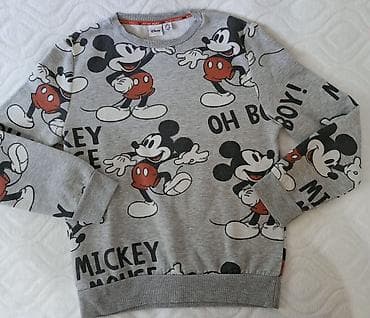 ds duks sivi: Disney Mickey Mouse dukserica – sivi model sa celoprekrivenim printom — 1