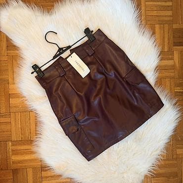 Muška odeća: Set mini suknji – 4 komada - Materijali: veštačka koža (tri modela) i — 5