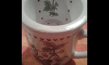 ruski cajnik: Italijanska originalna keramicka solja sa cajnikom unikatna solja — 3