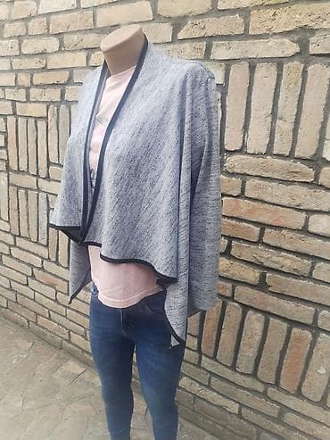 crne premiate: Kardigan, velicina M – super očuvan. - Model: otvoreni kardigan bez — 4