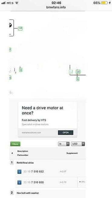 grejalica za auto uradi sam: DIFERENCIJALI I KARDANI ZA BMW X5 OD 2000. DO 2003. GOD. | — 1