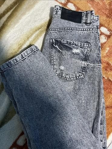 miami majica new yorker: Sive teksas pantalone FB Sister – Mom’s Fit - Veličina: XS - Kroj — 2