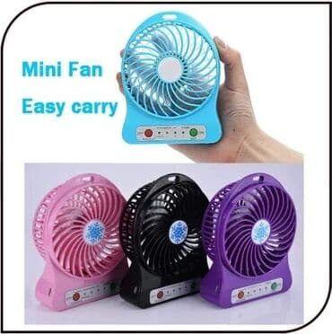 usb ventilator beli: Cena 4000 dinara Mini punivi stoni USB ventilator sa 3 brzine Ovo je — 4