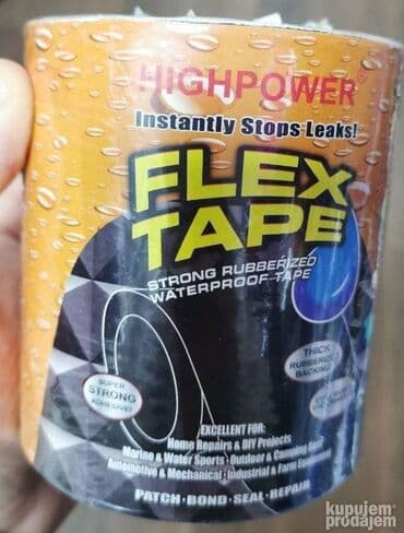Ostali alati i mašine: Flex tape-jak lepak. /manje pakovanje/. Novo,nekorisceno. Kontakt — 1