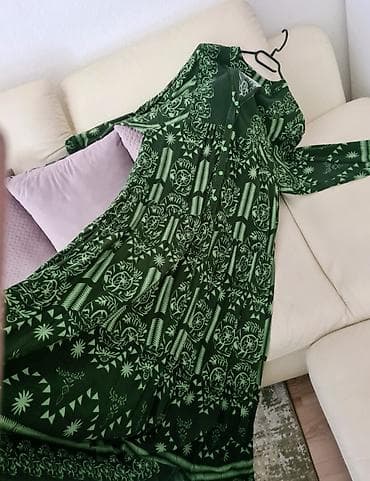 rang haljine: Boho maxi haljine – 2 modela - Model 1: živo šarena haljina u — 2