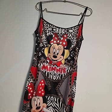 evolution haljine: Haljina na bretele sa Minnie Mouse printom vel.L jednom nošena bez — 2