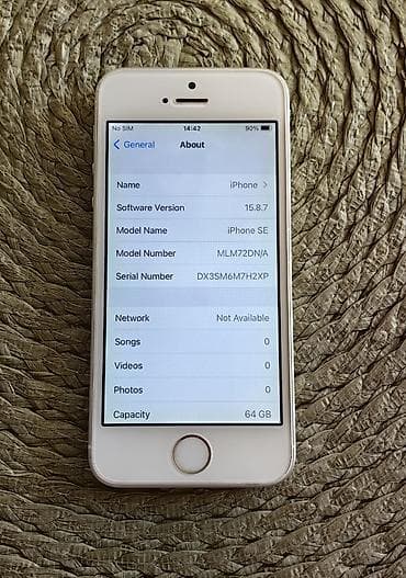 lil solid 2.0 crveno svjetlo: Iphone SE 2016 beli sa 64 gb memorije, otključan za sve mreže. Telefon — 6