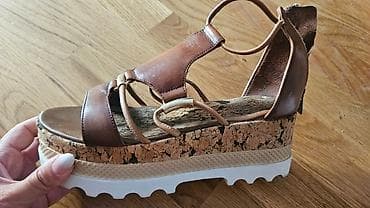 bata sandale zenske: Prodajem polovne kozne sandale, br 37, dva puta nosene, extra kvalitet — 4