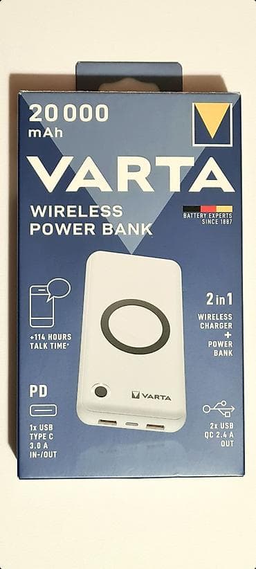 Video igre i konzole: ★ Na prodaju potpuno nov bežični prenosi punjač Varta Wireless Power — 3