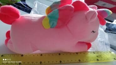 Dečija odeća: Unicorn-jednorog plišani beli,rozi,zeleni i žuti Na jednoj slici sam — 4