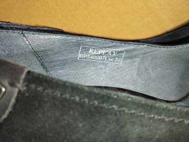 vapormax crne: Replay kožne crne cipele 37 Efektne i lepe Replay salonke od prirodne — 11