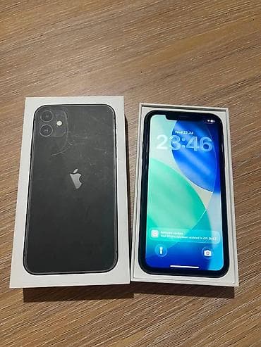 prodajem mobilni telefon: 🍏iPhone 11 64GB Black 🔋Baterija -84% (originalna) ‼️ CENA -17.700 — 1