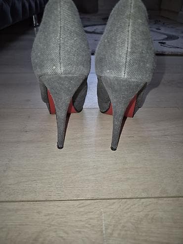 aldo cipele zenske srbija: Sive ženske salonke s otvorenim prstima (peep toe) – Milano - — 4