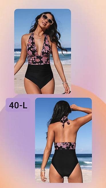 guess torbe male: Jednodelan ženski kupaći kostim, veličina 40-L. - Kroj: halter sa — 1