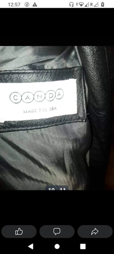 lidl muške pidžame: Kaput, 2XL (EU 56), bоја - Crna, Koža — 3