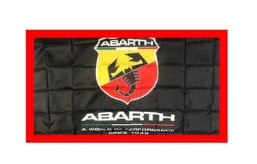 imt spartac delovi: Zastava 150 X 90 cm - ABARTH Zastava dimenzija 150 X 90 cm sa logom — 3