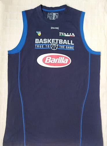 polovne ploce: Original "SPALDING" Italia Plavi Košarkaški Dres - XXXL Original — 8
