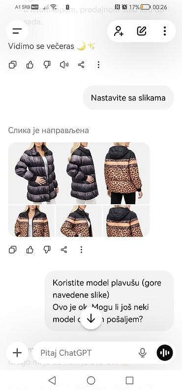 leopard print cipele: Ženska zimska jakna sa leopard printom Par puta nošena, bukvalno nova — 2