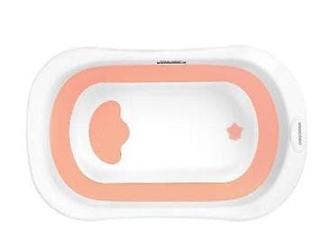 sigurnosna vrata akcija: KikkaBoo Sklopiva kadica Fiji pink – praktično rešenje za kupanje beba — 4