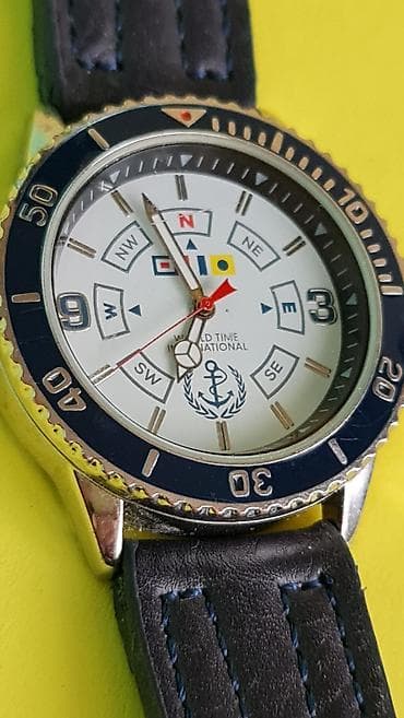 šajkača cena: WTI World Time International muški ručni sat – nauticki dizajn - — 7