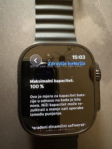 kofer za auto: Apple Watch Ultra 3 (49 mm) sa originalnom ambalažom i crnom Ocean — 3