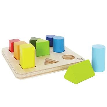 tabla za pisanje kredom: Hape drveni sorter oblika i boja – edukativna slagalica za najmlađe — 1