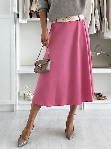 njujorker suknje: 💫Satenasta midi suknja A‑kroja
✅2200 din — 4