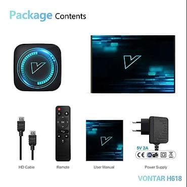 adapter za struju: Android tv boks Vontar 8K - H618 - 4/32GB - Android 12 Garancija na — 5
