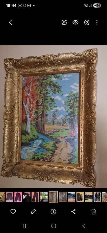 Clocks for home: Needlepoint, Used, Paid delivery — 2