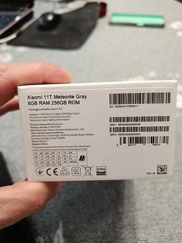 Xiaomi: Xiaomi 11T – 5G pametni telefon sa kutijom - Ekran: 6.67" AMOLED, 120 — 7
