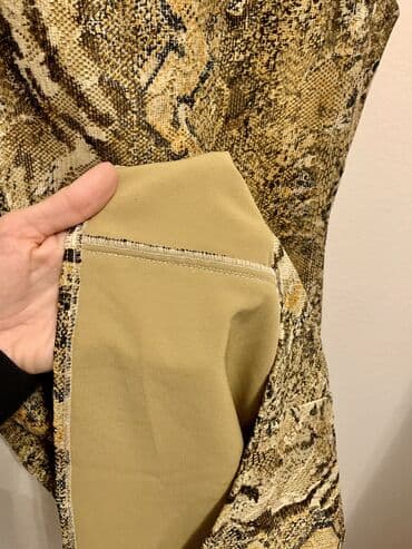 zenski kompleti pantalone i sako: L (EU 40), bоја - Zlatna, Na bretele — 6